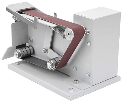 Lijadora de Banda Eléctrica, Mini Lijadora de Disco, 26 x 15,5 x 15 cm, con 10 Bandas de Lijado, 110-240V