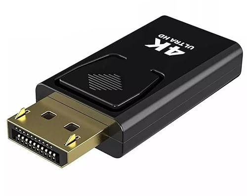 Multibao Display Port DP Male To HDMI Female Adapter Converter For 4K HD 1080P HDTV Desktop, Laptop, Projector, Monitor, HDTV