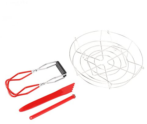 Canning Jar Lifter, Canning Tongs Canning Rack Canning Supplies Stainless Steel Magnetic Jar Lid Lifter for Household Restaurant