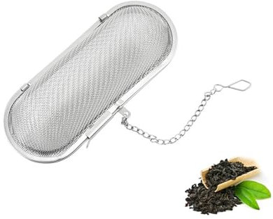 Weenwill Filtri per Il Tè,Infusore per Te Acciaio Inox,Filtro Tisana Infusione,Infusore per Tisane,Colini da Tè Sieve Ball,Filtro a Maglia Fine con Catenella per Tè Sfuso e Tisane