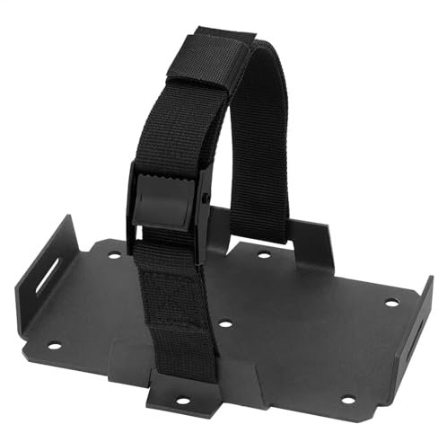 Battery Box Tray - Adjustable Small Battery Storage Holder - Automotive Replacement Voltage Trays with Hold Down Strap for Motorcycles Boats