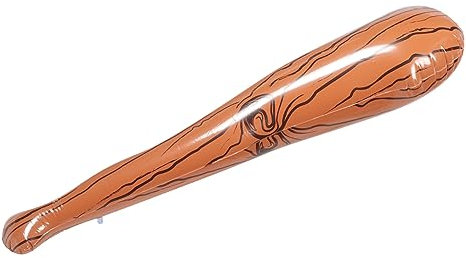 IMIKEYA Inflatable Baseball Bat Toy Fake Wood Bat Portable Cheering Sticks for Party Sports Themed Boy Birthday Decorations