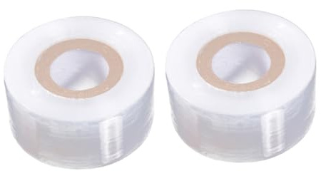 INOOMP 2 pièces Ruban de Greffe Transparent Auto-adhésif PE Extensible Étanche pour Plantes Fruitières Greffées Film de Protection Flexible pour Noix Agrumes Avocat et Arbres à Fruits