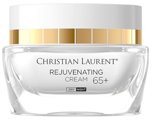 Christian Laurent Pour La Beauté Anti-Wrinkle Day and Night Cream 65+ | Rejuvenating Infusion with Black Rose Extract, Gold Particles & Hyaluronic Acid | 50ml