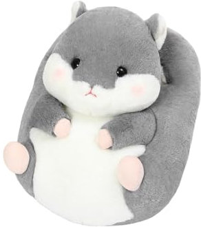 Chauffe-pieds, motif animaux, chauffage sans électricité pour pieds, chaussures en peluche, taille unique, confortable, parfait pour éviter le froid (HAMSTER)