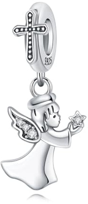 CYMYSS Charms et Breloques pour Femme Bracelet Charms et Perles pour Femme Pendentif Argent 925 Sterling Compatible pour Européen Bracelets Collier
