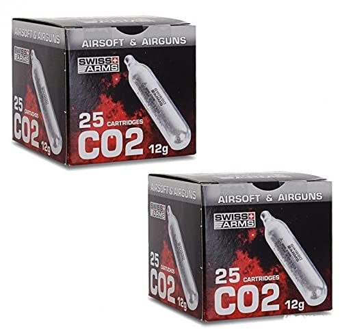 Swiss Arms Sparclettes de gaz Co2 Airsoft par 50