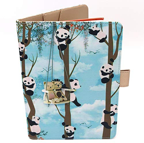Porta Libretto Sanitario Per Bebè - Modello Panda - Formato A5 15x20 Cm - Alette Per Riporre Prescrizioni y Documenti