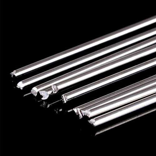 10pcs Solution Welding Rods, 1.6mm/2mm, Low Temperature Aluminum Soldering Sticks Flux-Cored Rod Kits, (Diameter : 1.6mm)