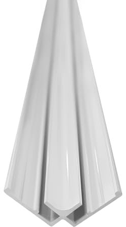 Profilé angle 90° intérieur 255 cm pour panneau VIPANEL 3 mm - Blanc