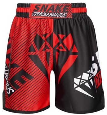 TiaoBug Muay Thai Shorts Kids Boxing Trunks MMA Cage Fighting Grappling Martial Arts Kickboxing Shorts Type C 9-10 Years