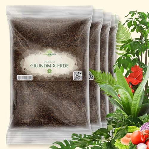 OraGarden Erdenmischung Grundmix Erde Premium (Blähton, Kokoserde und Wurmhumus) (12L)