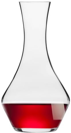 KROSNO Decantador de vino | 750 ml | Hecho a mano | Perfecto para el hogar, restaurantes, fiestas y eventos | Cristal Crystalline | Sin plomo