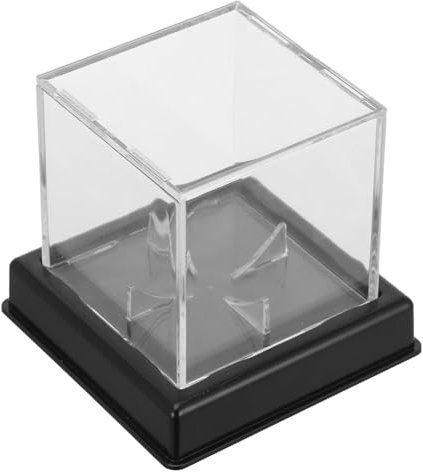 Toddmomy 2stücke Transparenter Baseball- Aus Staubdichter Schaukasten Für Baseball Und Kleine Bälle Praktische Aufbewahrungslösung Mit Elegantem Design Für Sammler Und Sportliebhaber