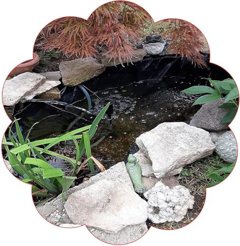 Rivestimento per laghetto preformato con resistenza ai raggi UV per una facile installazione in acqua