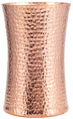 Taza de agua de cobre, taza de cobre puro, taza de cobre hecha a mano, taza de cobre engrosada, taza de cobre de cerveza, taza de cobre hecha a mano (A)