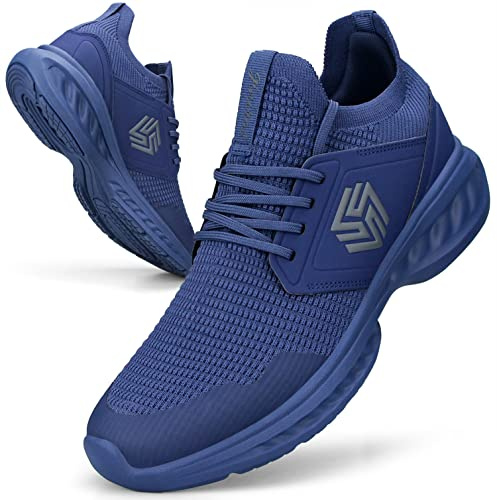Giniros Zapatillas Running Hombre Zapatos Deporte Correr Jogging Caminar Bambas Deportivas Hombre Casual Sneakers Gimnasio Fitness Gym Atlético Trekking Tenis Asfalto Ligeros Transpirables Trabajo