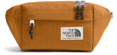 The North Face Berkeley Lumbar Bag | Water-Repellent Fanny Pack for Men & Women, External Pocket & Adjustable Strap, Timber Tan/TNF Black, One Size