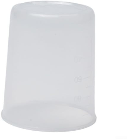 GLOBALHUT Lot de 10 gobelets gradués réutilisables en plastique transparent de 100 ml pour médicaments liquides, LRRTBRA34YA970959IFP