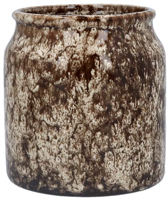 Gisela Graham Brown Reactive Glaze Storage Pot, Decorative Ceramic Container