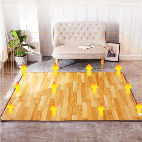 Alfombrilla calefactora, calefactor de suelo radiante por infrarrojos, alfombra calefactora eléctrica, alfombrilla calefactora, alfombrilla calefactora, alfombra calefactora eléctrica,50x150CM