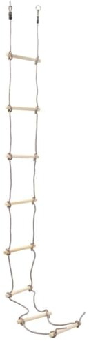 Generico Scala di Corda per Bambini 290 cm in Legno,Articoli Sportivi,Ricreazione all'aperto,Arrampicata,Fune da arrampicata-91803