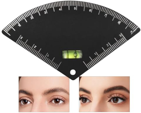 Règle De Sourcils Pour Le Tracé - Gabarit en Acier Inoxydable à Tracé Rapide,Outil De Mise En Forme Des Sourcils,Pour Petite Amie Débutants Professionnels Dortoir Mariage Centre De Spa Table De Maquil