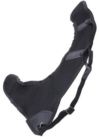 Angoily Protection Thoracique Noire pour Tir à L'arc, Plastron Respirant Portable et Pratique, Accessoire Professionnel de Protection pour Archers, Adapté Entraînement et Compétition