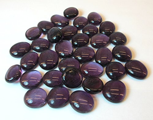 Glass nuggets – decorative stones – Muggles stones, small in purple packaging 200 g.