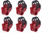 Blueshyhall Car Bicycle Stand SUV Vehicle Trunk Mount Bike Cycling Stand Storage Carrier Spare Hooks, Red and Black