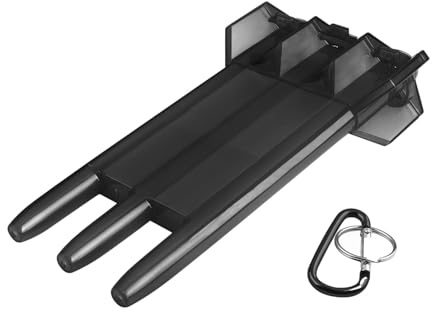 Acunny Étui de Rangement Pour Fléchettes En Acier Avec Boucle De Fermeture Et Fléchettes À Pointe Souple