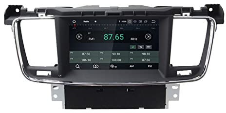 JINFOLI Navigazione GPS 1 Din Autoradio 4G 64G Stereo Multimedia DSP WIFI Audio Android 10 Lettore DVD for auto Adatto, for Peugeot, 508 2011-2019 Impianto audio stereo per auto(WITH DSP)