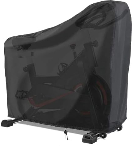 Träningscykelskydd - Tarp vattentät dammtät | Vertikal inomhuscykling skyddar tunga cykelskydd för Merach Mountain Road Tricycle Bi