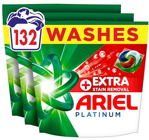 Ariel Platinum Washing Pods Extra Stain Removal (44ctx3) 132ct