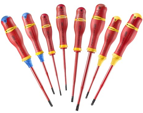 FACOM ATB.J8TVE - Set of 8 PROTWIST® Slim Borneo® 1000V Insulated Screwdrivers for Mixed Impressions