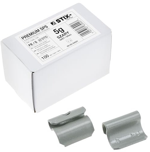 Stix Automotive Equipment 50x Premium Schlaggewichte 5g Stahl FE/S für Stahlfelgen Auswuchtgewichte Wuchtgewichte