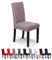 SaintderG® Coprisedie con schienale 4 pezzi, lavabile Estraibile, molto facile da pulire e resistente, coprisedile, moderna sala da pranzo, hotel, arredamento ristorante (Mocha, 4 pezzi).