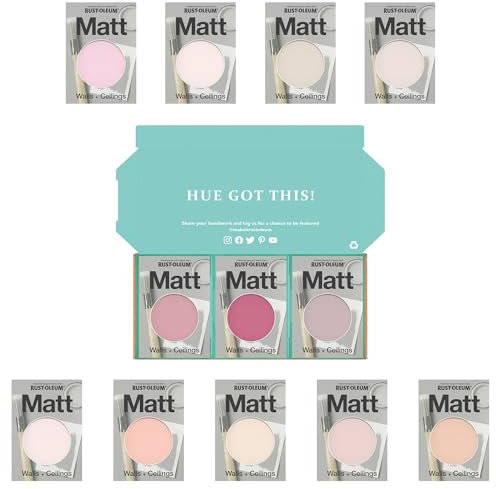 Rust-Oleum Wall Paint in Matt Finish - Sweet Pinks Tester Box