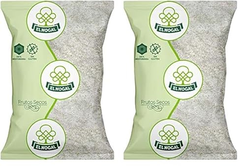 El Nogal Frutos Secos Coco Rallado Bolsa (Paquete de 2)