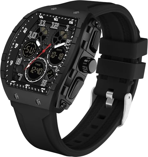 Findtime, orologio da uomo, stile fashion, digitale e analogico, impermeabile, orologio sportivo da polso, orologio tattico militare, casual, al quarzo, da cerimonia, orologio da polso con LED