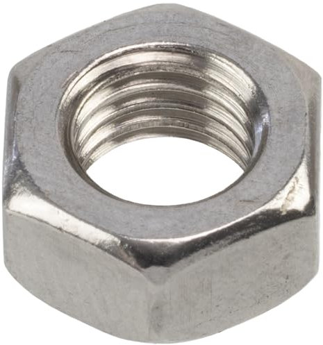 AERZETIX - Paquete de 40 tuercas hexagonales M7x1 mm con rosca métrica - en acero inoxidable - color plata