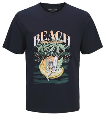JACK & JONES Jjking tee SS Crew Neck Pls Jjking tee SS Crew Neck PLS Hombre (Pack de 1)