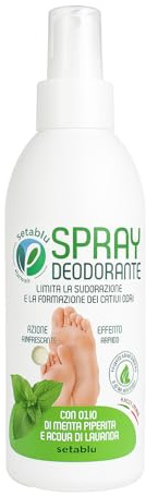 Setablu 150 ml fotdeodorant spray – med pepparmintolja och lavendelvatten