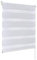Rapid Teck Doppelrollo Klemmfix ohne Bohren in Weiß - 110cm x 150cm - Duo Rollo für Fenster ohne Bohren - Fensterrollo innen ohne Bohren - Doppelrollo ohne Bohren inkl. Zubehör