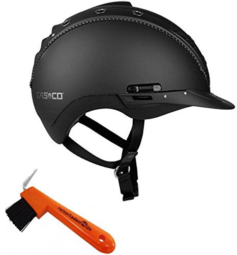 Casco Reithelm Mistrall-2 schwarz M-L (58-60cm) + Hufkratzer Reiterladen24