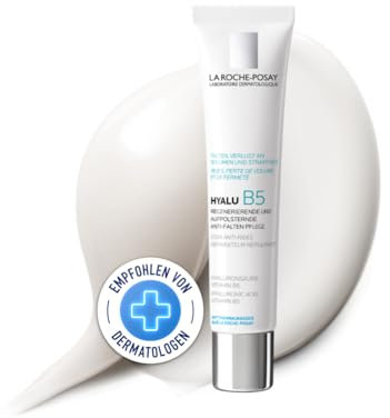 La Roche Posay Anti-Aging-Creme, Für empfindliche Haut, Regenerierend und aufpolsternd, Mit kurz- und langkettigem Hyaluron und Vitamin B5, Hyalu B5 Pflege, 40 ml