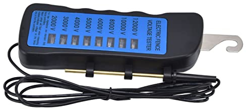 Elstängsel Spänningstest Betestaket Testare 8 Neon Indikatorlampor Stängsel Spänningsprovare
