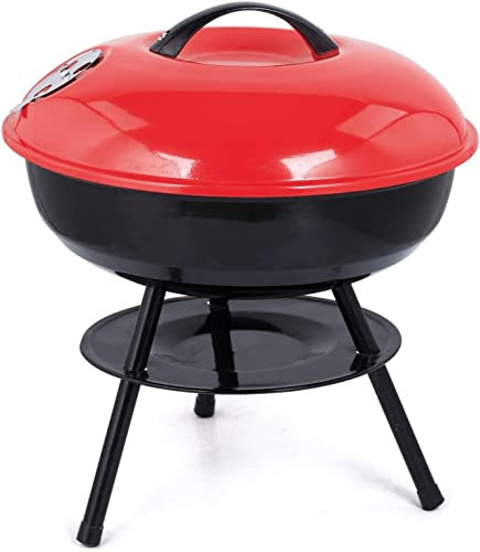 Barbecue à gaz, Grille de Barbecue sphérique, Barbecue Rond au Charbon de Bois pour l'extérieur