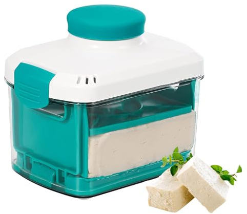 Prensador de tofus | Prensador de cuajada de frijoles veganos | Escurridor de prensa de cuajada de frijoles | Prensador de tofus ajustable para tofus firme o extra firme, utensilios de cocina veganos