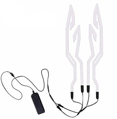 Casco Strip Di Segnale LED - Barra Della Luce Impermeabile Per Caschi Per Moto, Lampada Per Cambio Da Sella A Schiera | Adesivo Per Casco Ricaricabile Luminoso Con Più Modalità Flash Per Il Viaggio In